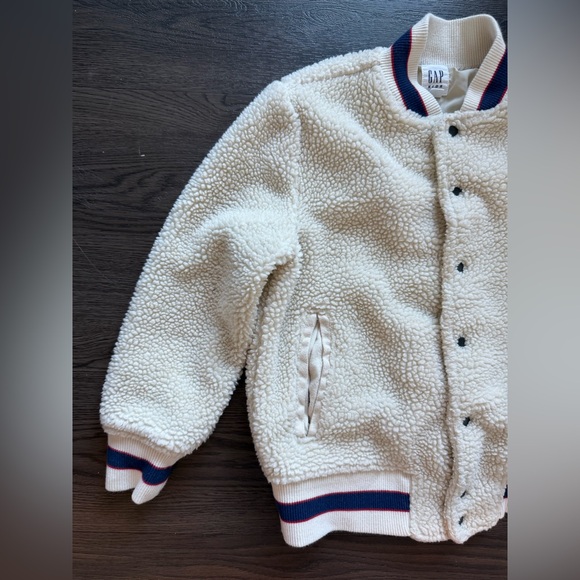 GAP Cream Ribbed Jacket - Picture 2 of 4